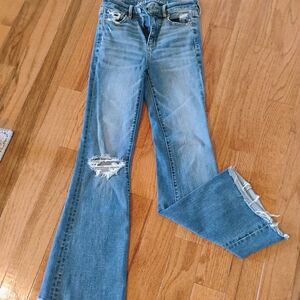 American Eagle Outfitters Blue Flare Jeans